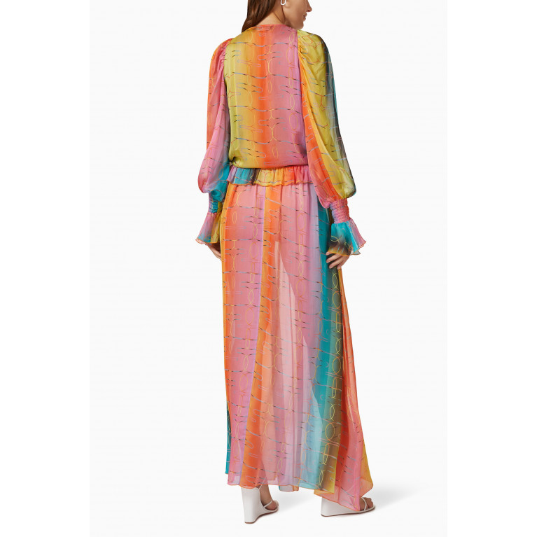 SIEDRES - Alora Maxi Dress in Silk-blend
