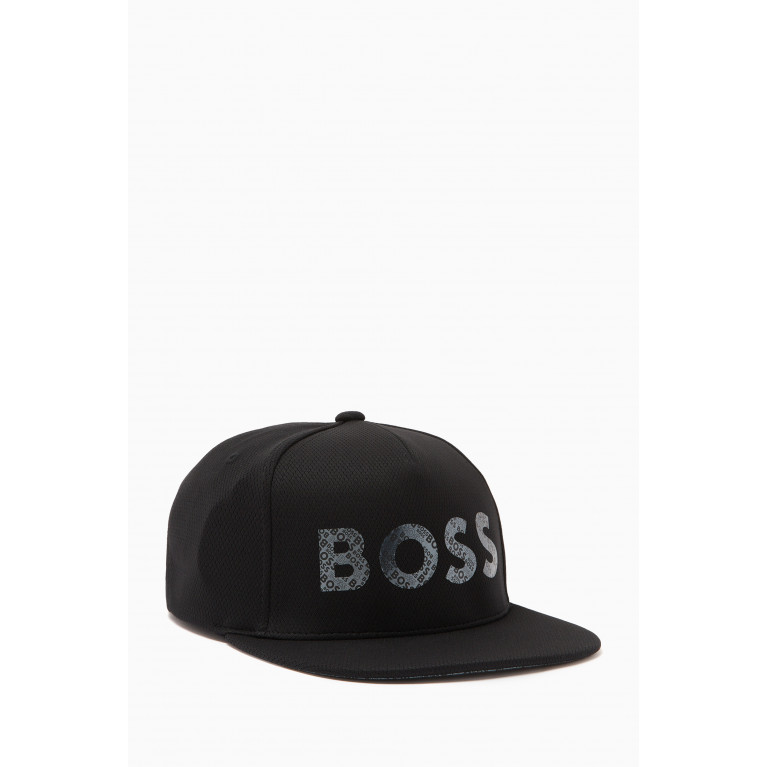 Boss - Mirror Logo Cap in Technical Fabric