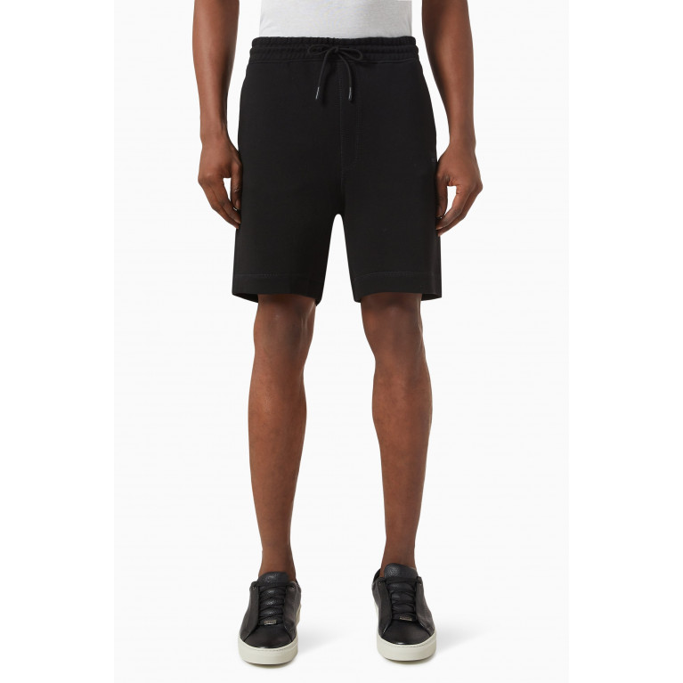 Boss - Drawstring Shorts in French Terry