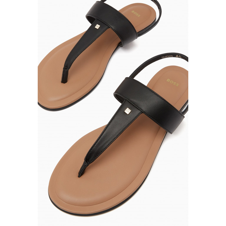 Boss - Jo Thong Sandals in Nappa Leather