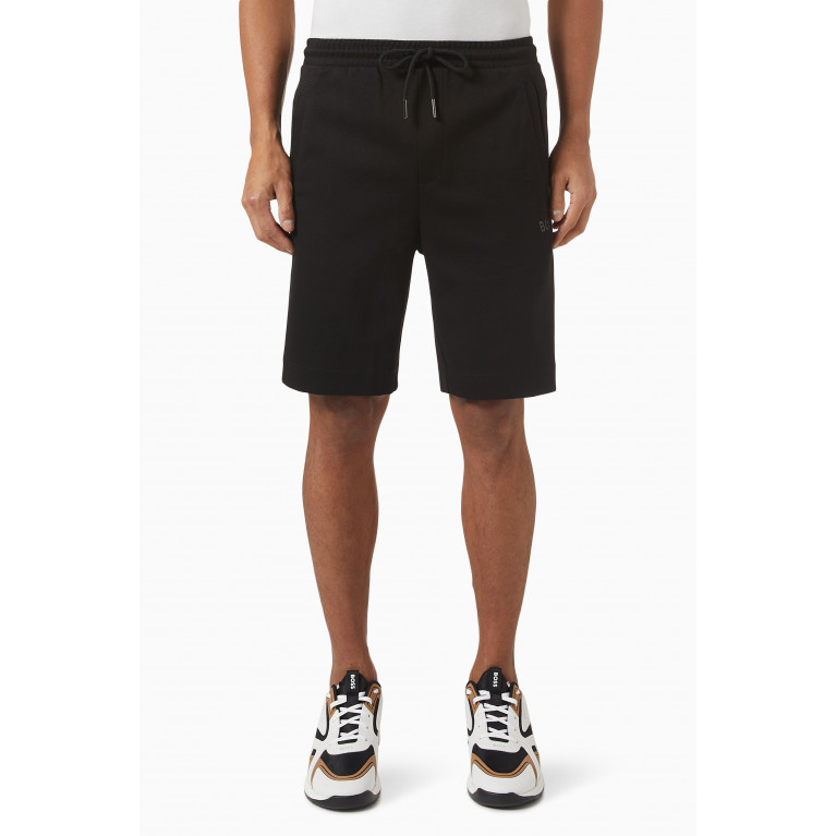 Boss - Drawstring Shorts in French Terry