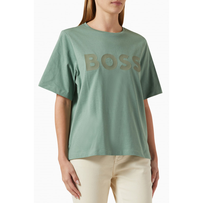Boss - Logo Oversized T-shirt in Cotton