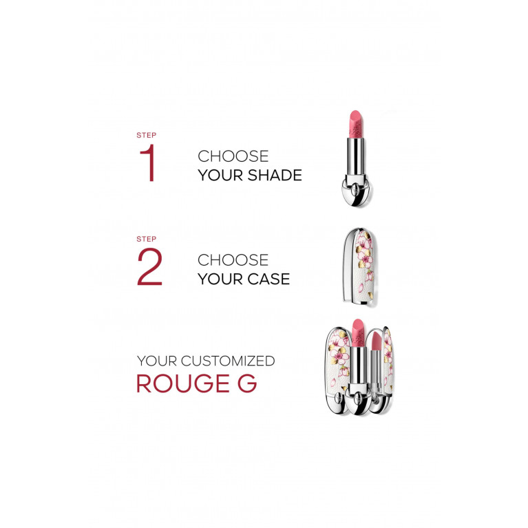Guerlain - 63 Rosy Bloom Rouge G Lipstick, 3.5g