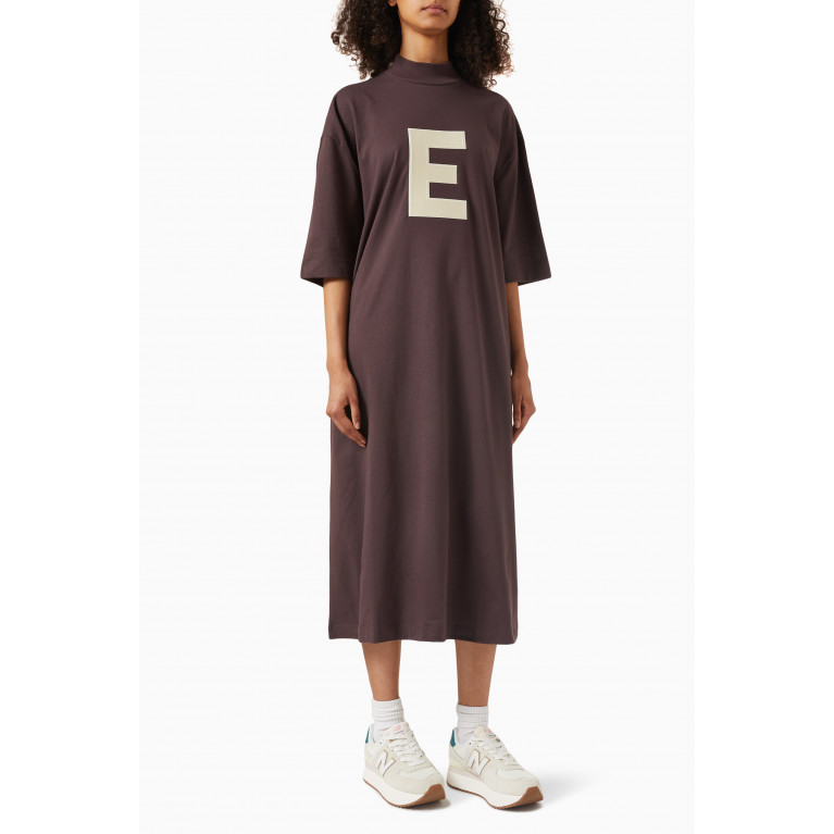 Fear of God Essentials - 3/4 T-shirt Midi Dress in Cotton