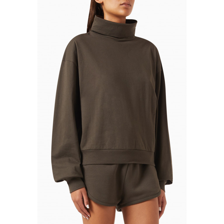 Fear of God Essentials - Boxy Turtleneck in Cotton-jersey