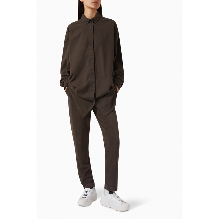 Fear of God Essentials - Long-sleeve Oxford Shirt in Cotton