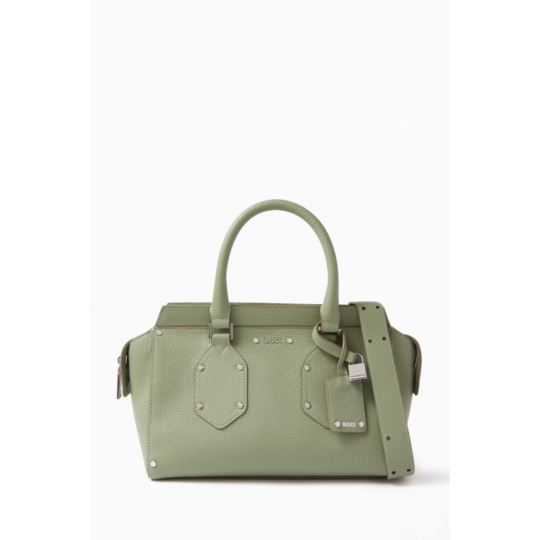 Boss - Small Ivy Tote Bag in Grained-leather