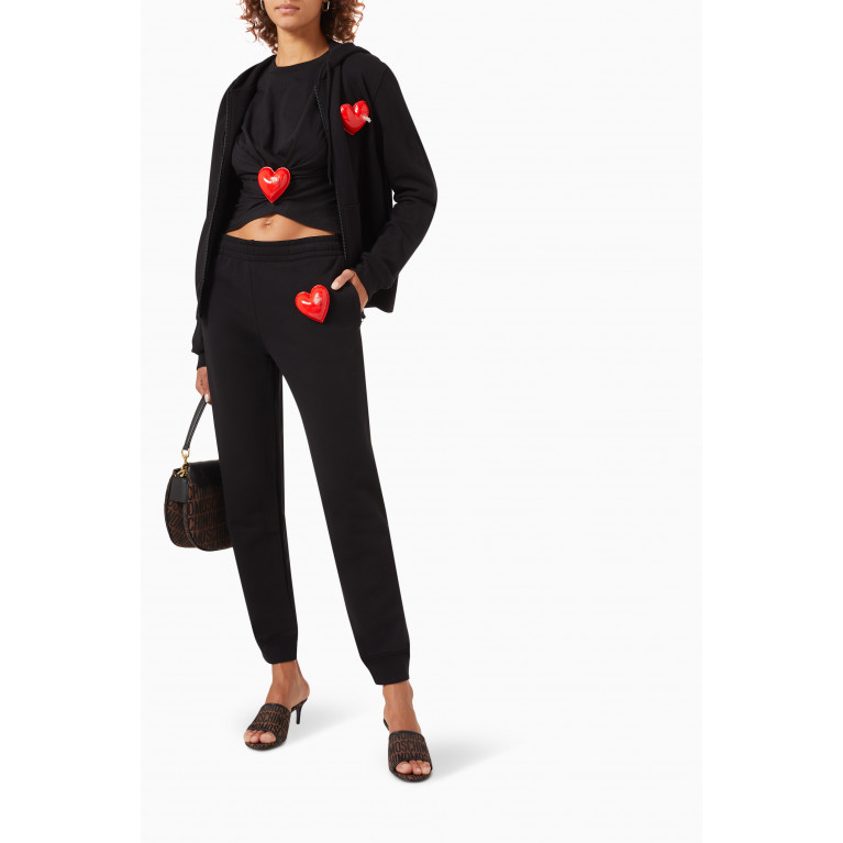 Moschino - Inflatable Heart Sweatpants in Jersey