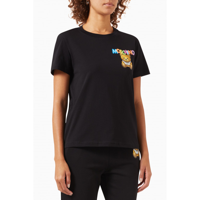 Moschino - Inflatable Teddy T-shirt in Jersey