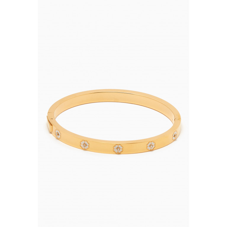 Kate Spade New York - Final Touch Bangle in Gold-plated Brass