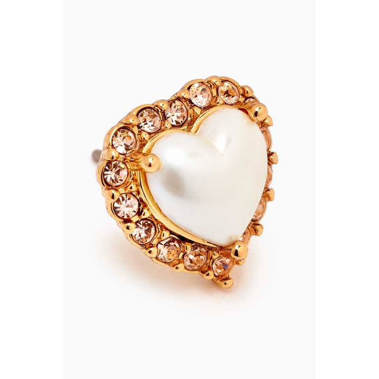 Kate Spade New York - Kate Spade New York - Heart Studs in Gold-plated Brass