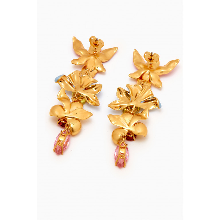 Kate Spade New York - Statement Earrings in Gold-plated Brass
