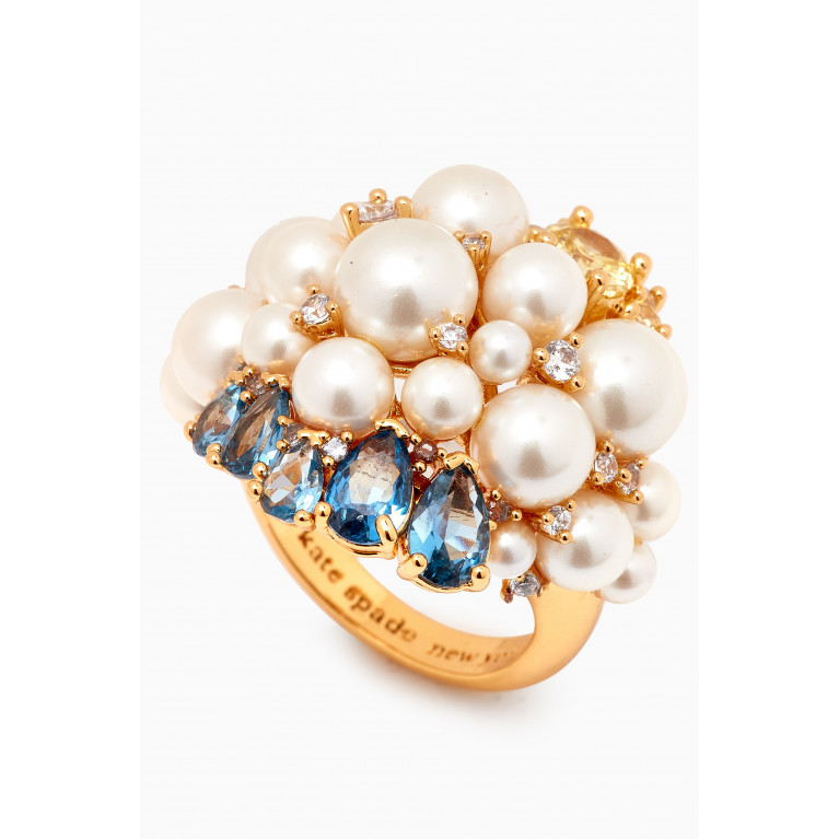 Kate Spade New York - Statement Ring in Gold-plated Brass