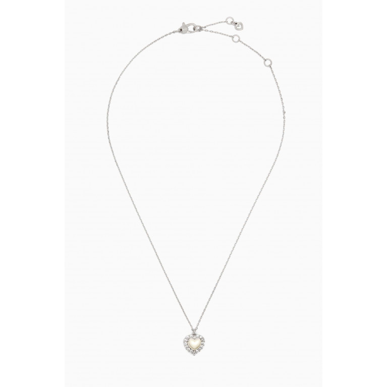 Kate Spade New York - My Love Mini Pendant in Silver-plated Brass