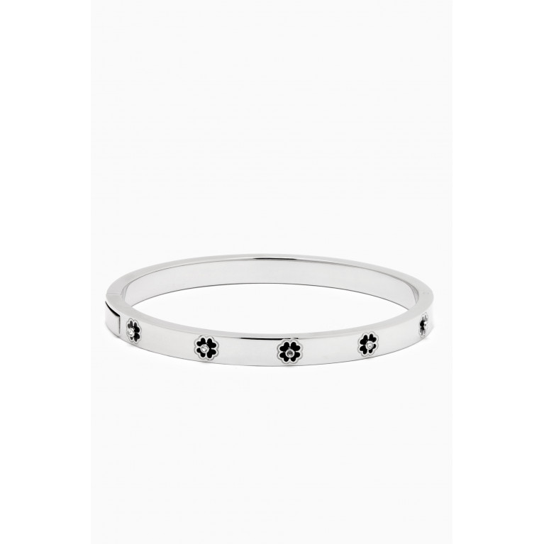 Kate Spade New York - Final Touch Bangle in Silver-plated Brass