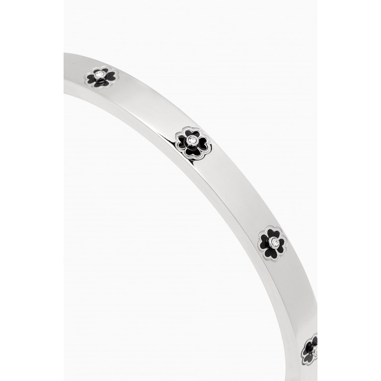 Kate Spade New York - Final Touch Bangle in Silver-plated Brass