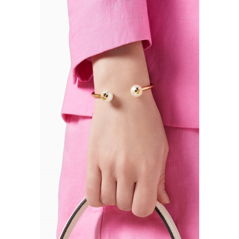Kate Spade New York - Flex Cuff Bracelet in Gold-plated Brass
