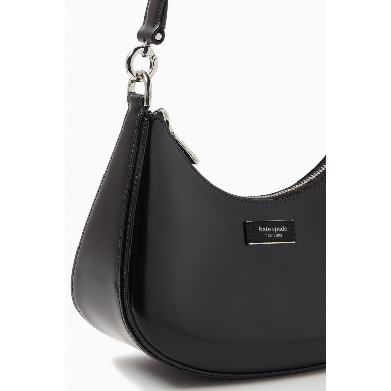 Kate Spade New York - Small Sam Icon Convertible Bag in Spazzolato Leather Black
