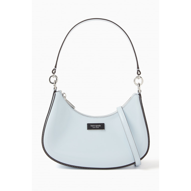 Kate Spade New York - Small Sam Icon Convertible Bag in Spazzolato Leather Blue