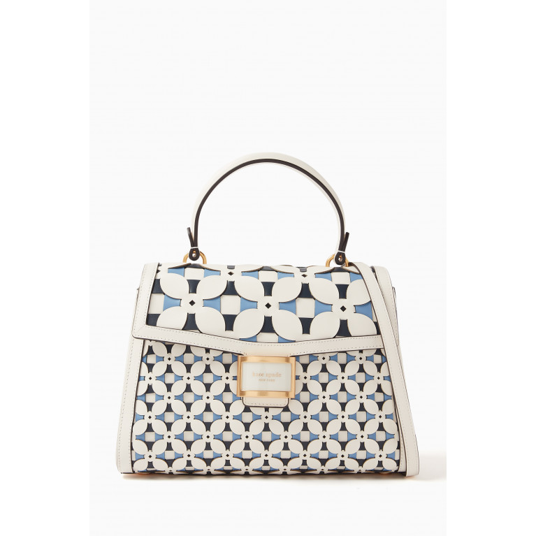 Kate Spade New York - Medium Katy Patio Tile Top-handle Bag in Leather