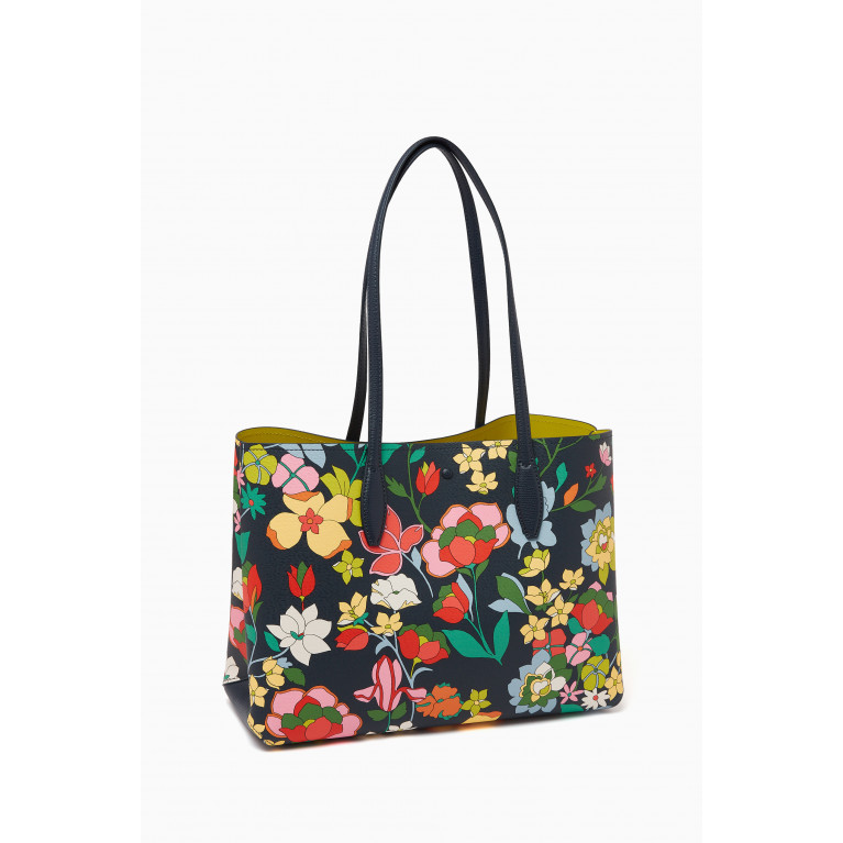 Kate Spade New York - Large All Day Floral Tote Bag in Leather