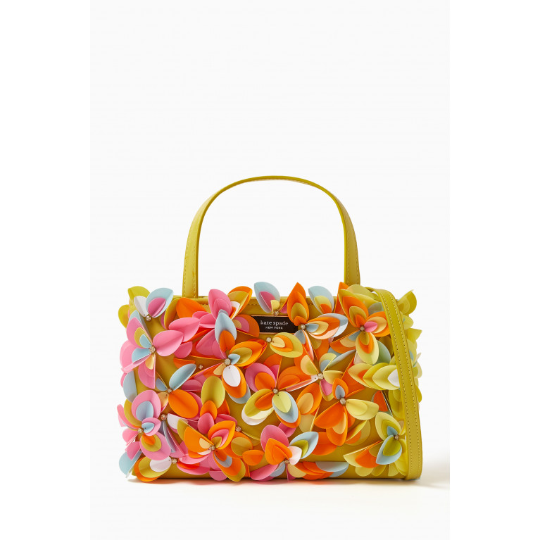 Kate Spade New York - Small Sam Icon Bouquet Embellished Tote in Leather
