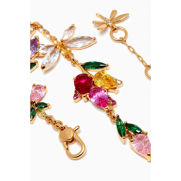 Kate Spade New York - Dragonfly & Tulip Bracelet in Gold-plated Brass