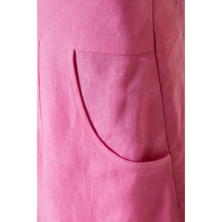KAGE - Coraline Halter Maxi Dress in Linen