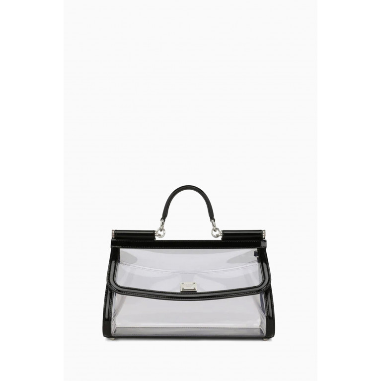 Dolce & Gabbana - x KIM Sicily Long Medium Top Handle Bag in PVC