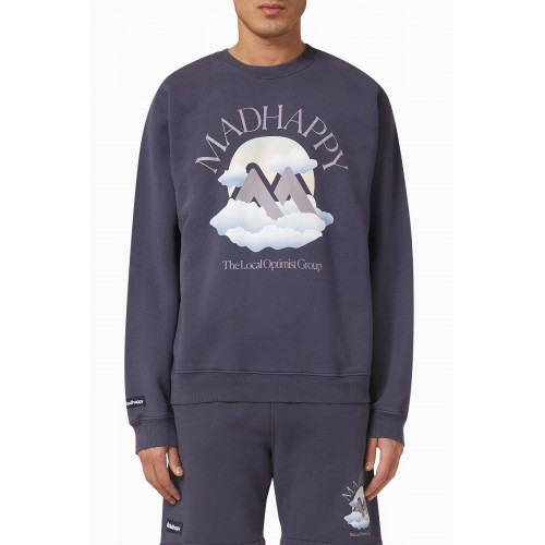 Madhappy - Outdoors Print Sweatshirt in Cotton-fleece