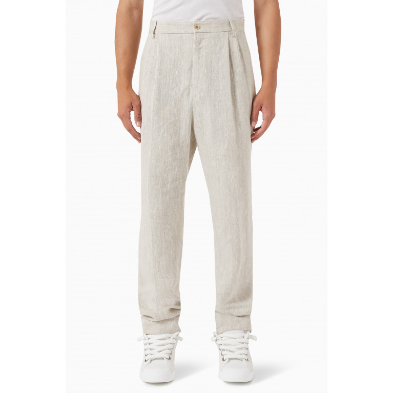 Dolce & Gabbana - Re-Edition Straight Pants in Linen