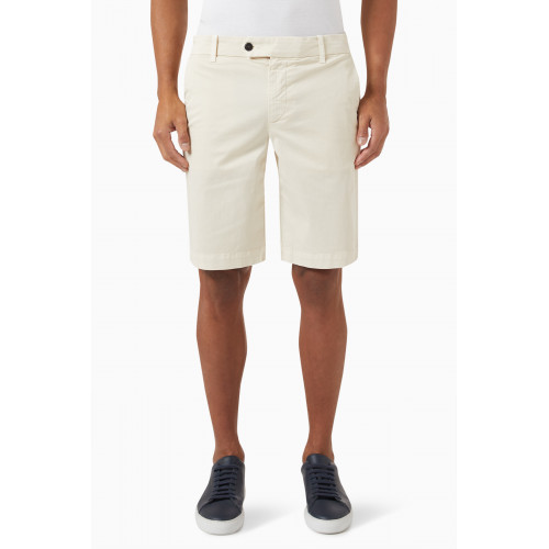 Eleventy - Chino Shorts in Stretch-cotton Neutral
