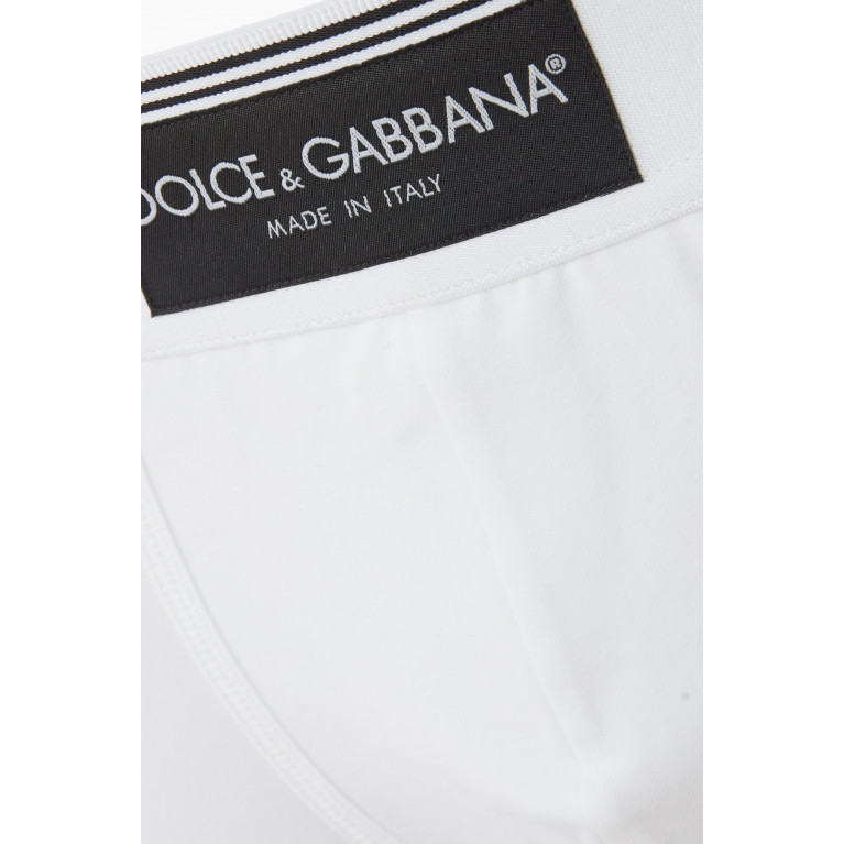 Dolce & Gabbana - Boxers in Cotton Jersey White