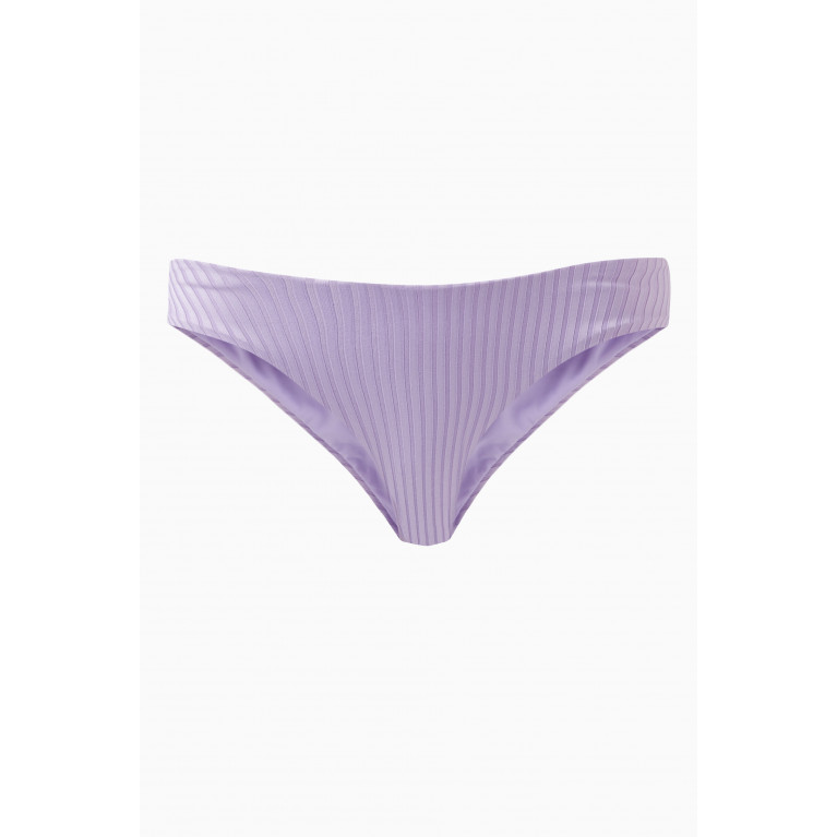 Melissa Odabash - Montreal Ribbed Bikini Brief Purple
