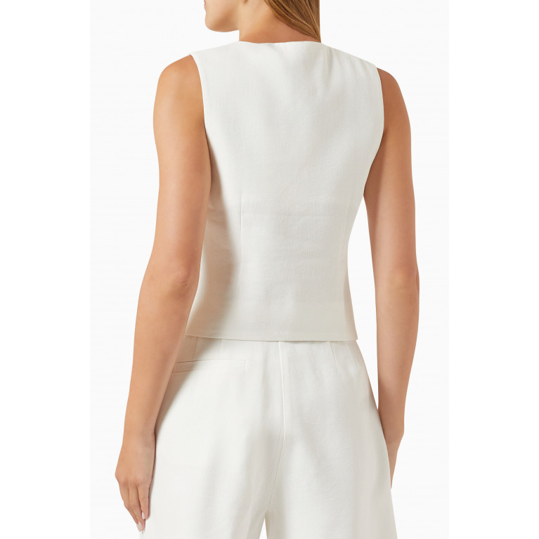 SIR The Label - Clemence Tailored Vest in Viscose Blend