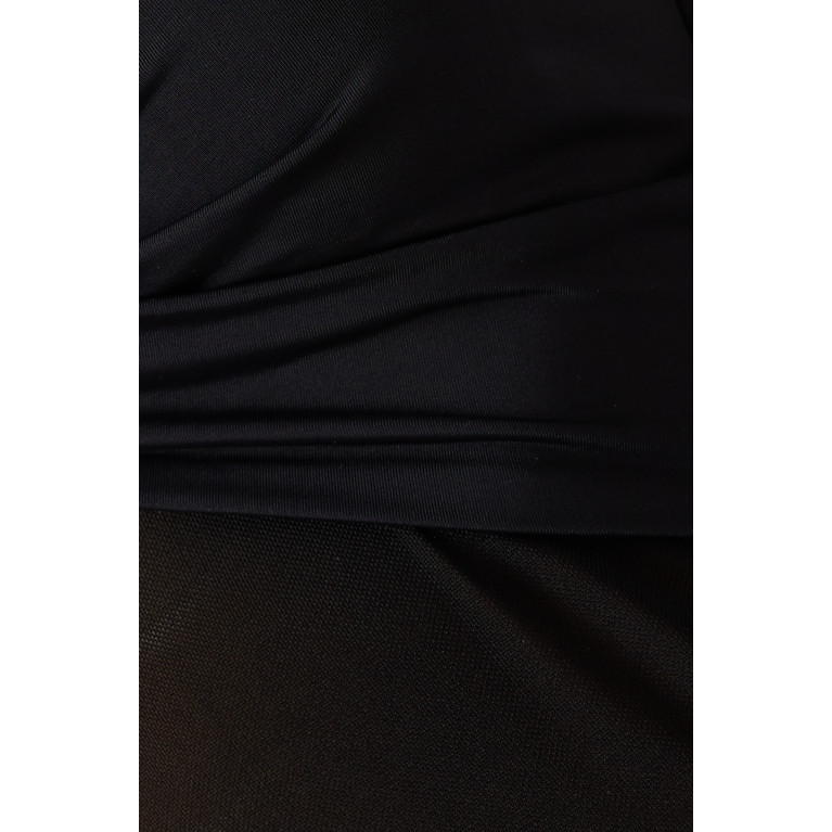 Suboo - Rodin Maxi Dress in Mesh & Jersey