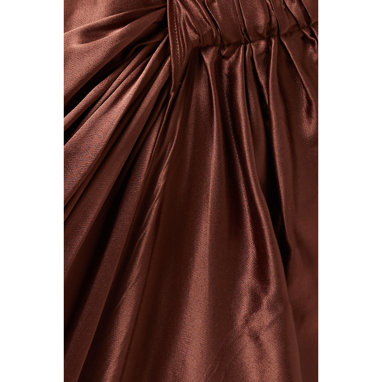 Suboo - Tate Twist-front Maxi Dress in Ecovero-satin