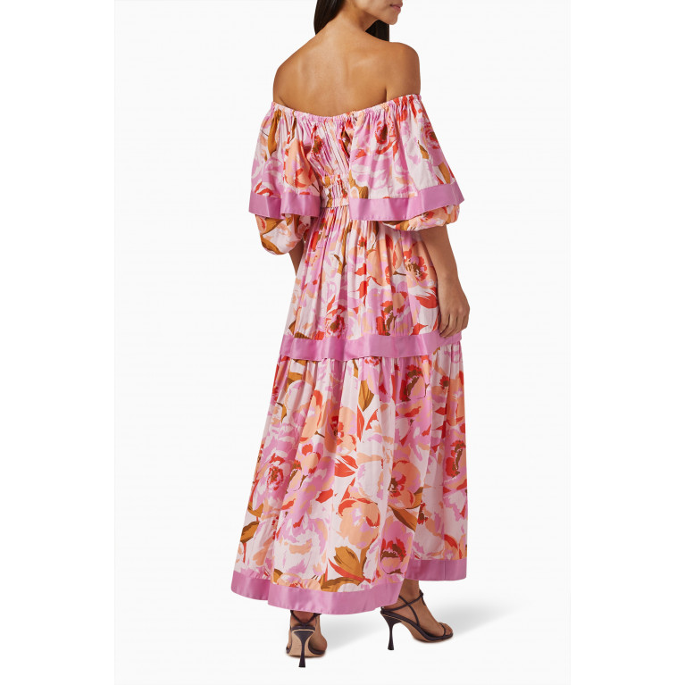 Acler - Wayland Floral-print Midi Dress in Ecovero-blend