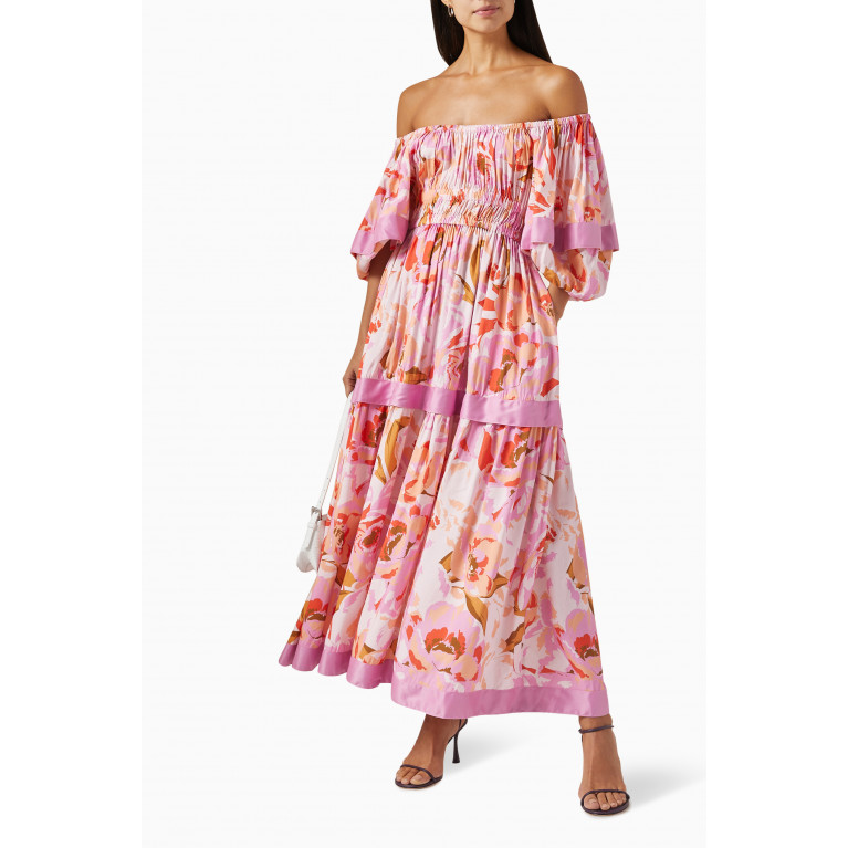 Acler - Wayland Floral-print Midi Dress in Ecovero-blend