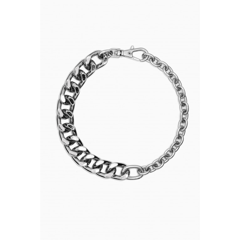 The Monotype - The Anthony Bracelet in Silver-plated Brass