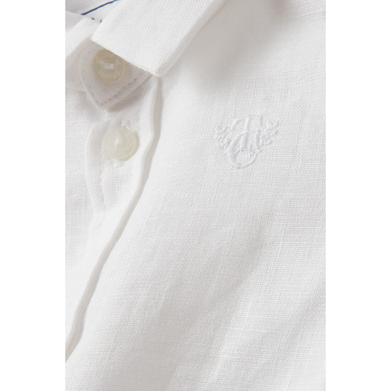 Tartine et Chocolat - Plain Logo Shirt in Linen