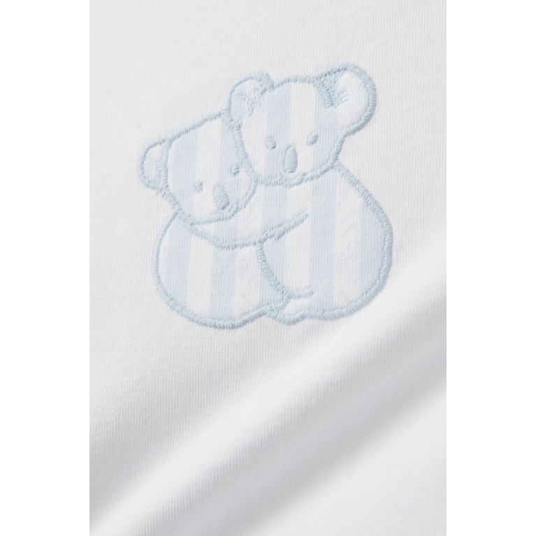 Tartine et Chocolat - Koala T-shirt and Pants in Cotton, Set of Two Blue