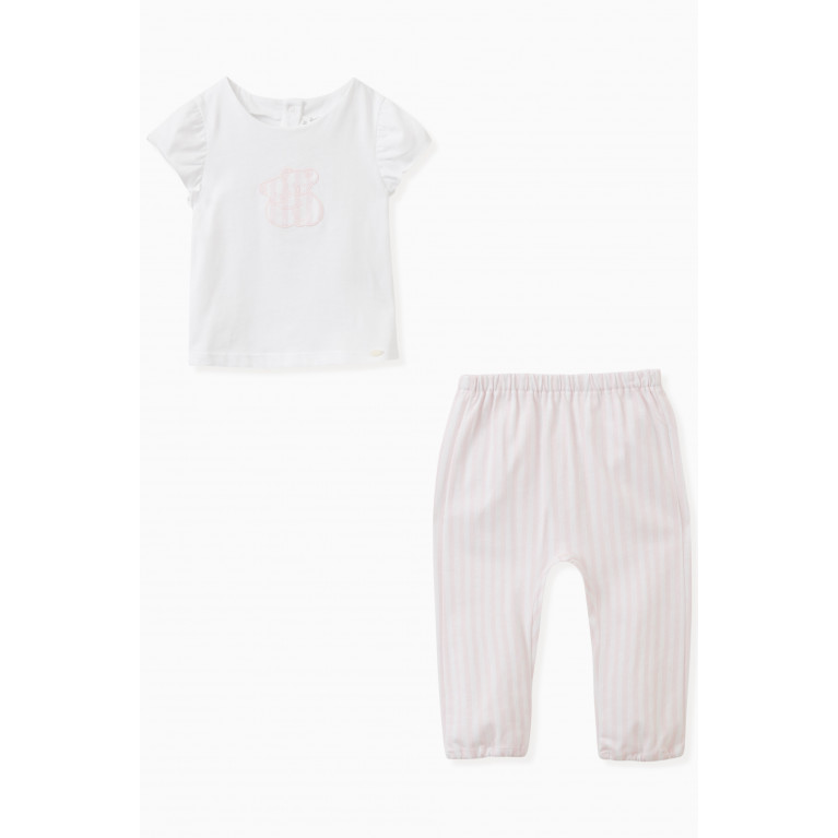 Tartine et Chocolat - Koala T-shirt and Pants in Cotton, Set of Two Pink