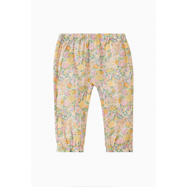 Tartine et Chocolat - Floral Print Trousers in Cotton