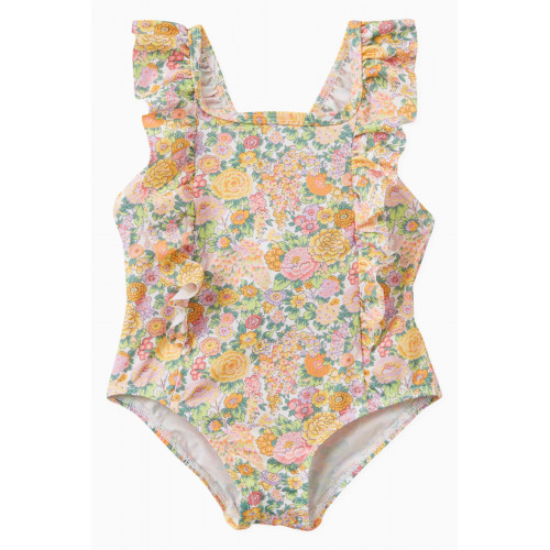 Tartine et Chocolat - Floral Print One-piece Swimsuit in Technical Fabric