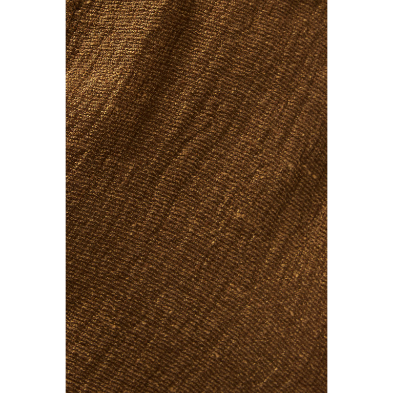 Le Kasha - Halterneck Crop Top in Linen