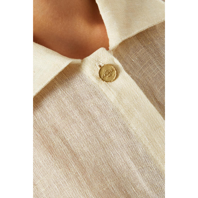 Le Kasha - Woven Shirt in Linen