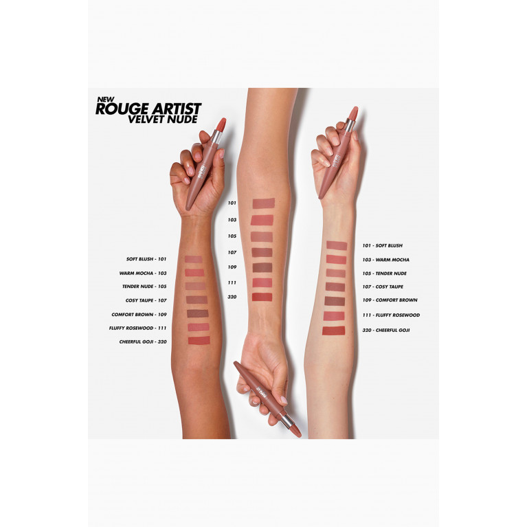 Make Up For Ever - 101 Soft Rosy Nude Rouge Artist Velvet Nude, 3.5g