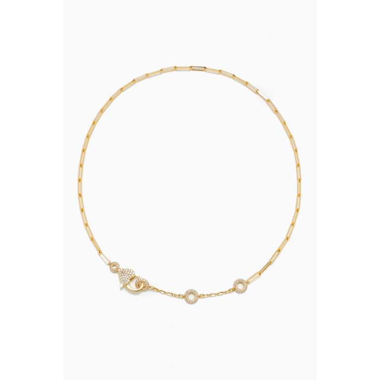 Yvonne Leon - Donuts Diamond Necklace in 18kt Gold