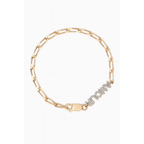Yvonne Leon - Amour Diamond Bracelet in 18kt Gold